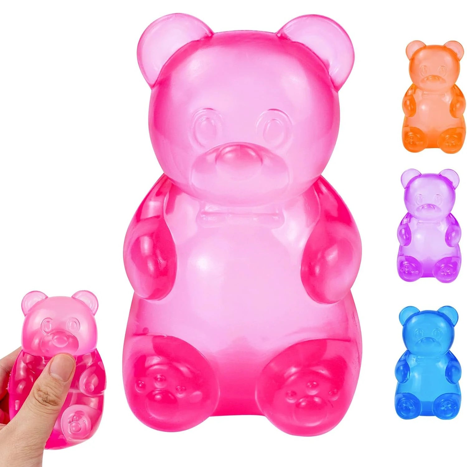 Little Bear Maltose Pinch Stress Relief Ball Stress Relief Toy Pinch Music Stress Relief Tool Slow Rebound