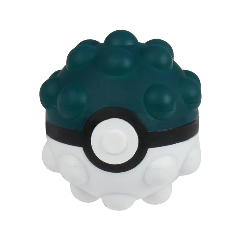 New 3D Pokemon Genie Decompression Ball Fidget Bubble Simple Dimple Stress Ball anti Stress Squeeze Toys Gift