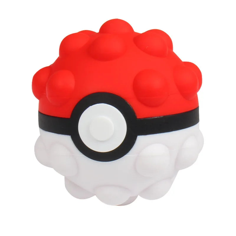 New 3D Pokemon Genie Decompression Ball Fidget Bubble Simple Dimple Stress Ball anti Stress Squeeze Toys Gift