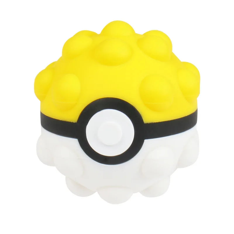 New 3D Pokemon Genie Decompression Ball Fidget Bubble Simple Dimple Stress Ball anti Stress Squeeze Toys Gift