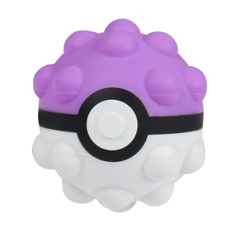 New 3D Pokemon Genie Decompression Ball Fidget Bubble Simple Dimple Stress Ball anti Stress Squeeze Toys Gift