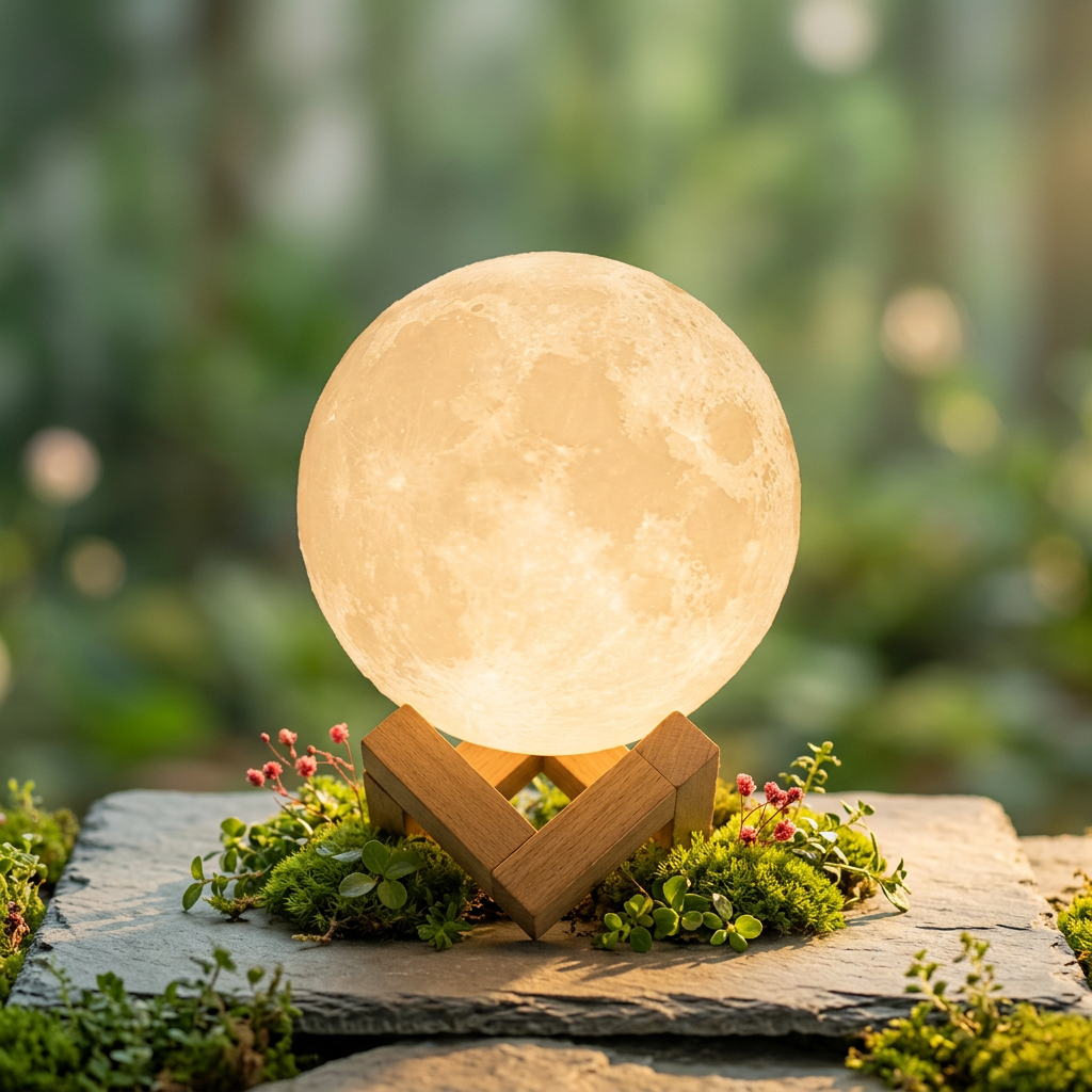 Starry Moon Lamp