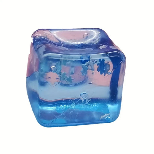 1Pc Squishy Ice Cube Stress Balls Stress Balls for Kids and Adults Anxiety Relief, Funny Stress Calming Toys